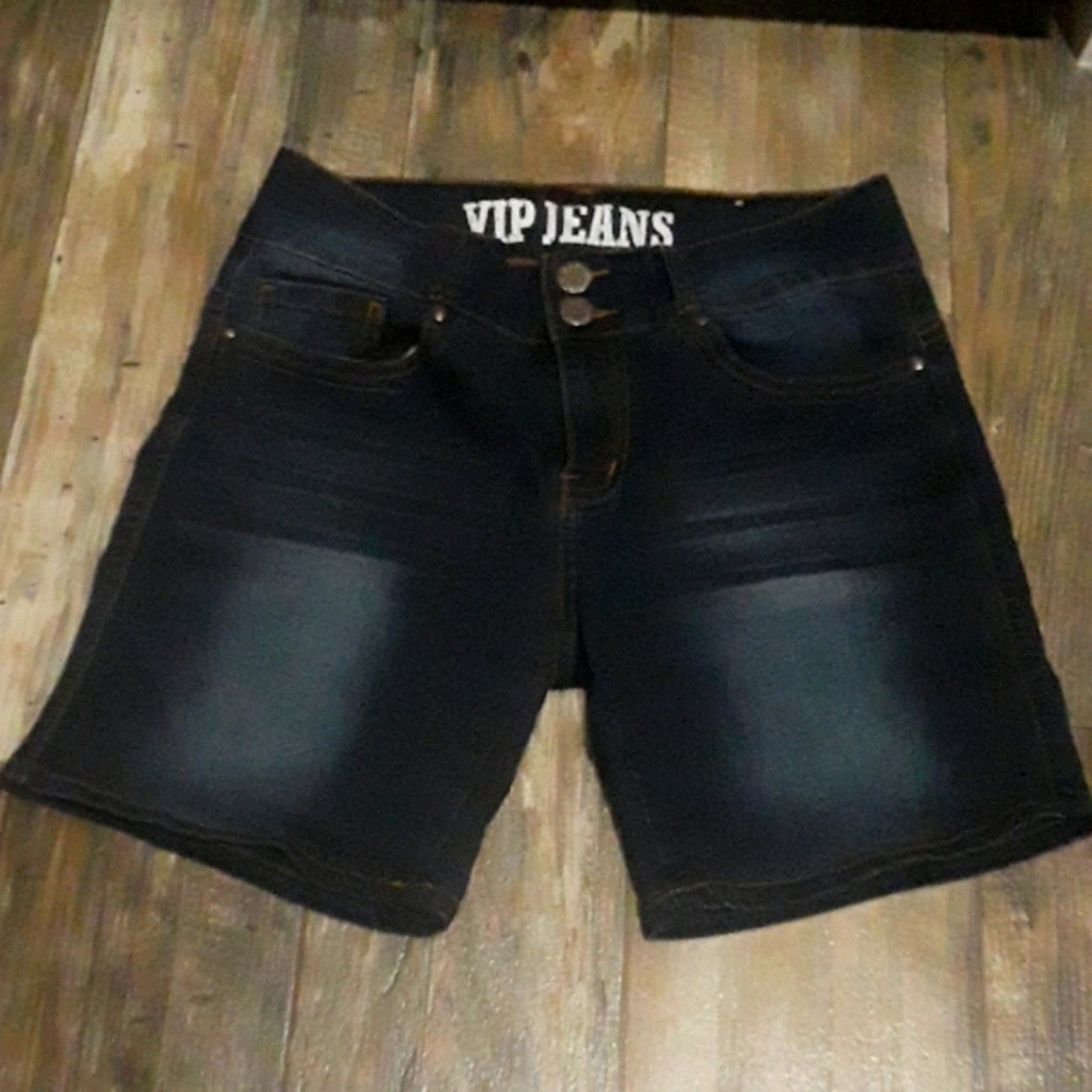 Denim Bermuda Shorts